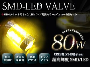 NCP1 SCP10系 ヴィッツ CREE製イエロー 80w HB4 LEDフォグランプ