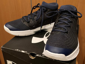 UNDER ARMOUR/アンダーアーマー UA NXT NIHON BLK/MDN/MSV BasketballShoes/バスケットボールシューズ バッシュ Navy/紺 25cm 未使用保管品