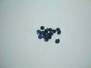 ■材料■天然サファイアRD■１.５２ｃｔ■２.８ｍｍ■１５個