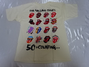 送料185円・H669■ ザ・ローリングストーンズ 未着用の Tシャツ Lサイズ　2013　THE ROLLING STONES