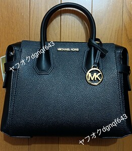 MICHAEL KORS ハンドバッグ 新品☆レザー ショルダーバッグ 2WAY ブラック 黒 マイケルコース