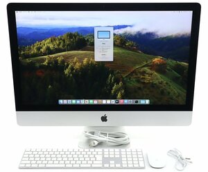 Apple iMac Retina 5K 27インチ 2019 Core i9-9900K 3.6GHz 64GB 2TB(APPLE SSD) Radeon Pro 580X 5120x2880ドット macOS Sonoma