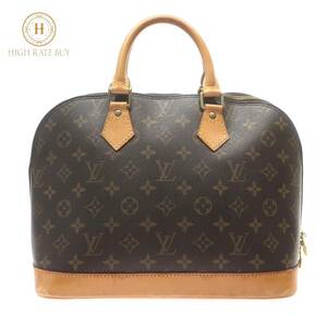 1円スタート LOUIS VUITTON ルイヴィトン アルマ M51130 VI1906 モノグラム ハンドバッグ 手提げかばん ゴールド金具 ブラウン レディース