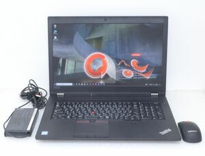 綺麗 ThinkPad P73 i7 9750H メモリ64GB SSD1TB Office WiFi6 Quadro Win10/Win11 Lenovo 17インチ ノートパソコン 管理LH88