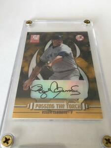 【Roger Clemens/MLB通算354W】2003 Donruss Elite Passing The Torch Auto 2/50【Yankees時代】