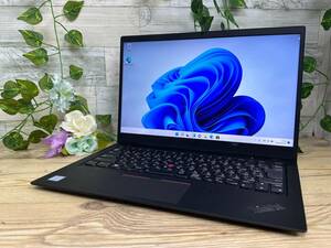 【良品♪】Lenovo ThinkPad X1 Carbon [8世代 Core i5(8250U) 1.6GHz/RAM:8GB/SSD:256GB/14インチ]Windowsd 11 動作品