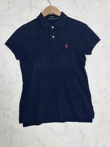 POLO Ralph Lauren ポロシャツ 半袖 レディースM 紺 ネイ