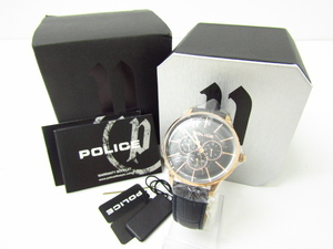 POLICE ポリス 14999J クォーツ腕時計♪AC19662