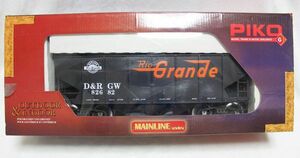 【蔵出し品】PIKO ピコ / Gゲージ / D&R GW RIB-SIDE HOPPER CAR (G-SCALE) / 鉄道模型 現状渡し