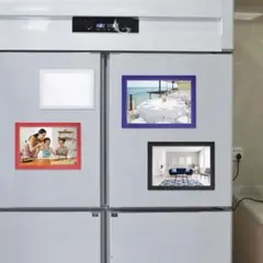 フォトフレーム ゴム磁石 冷蔵庫にはれる 書類フレーム メモ 磁石 写真 A6