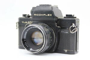 【訳あり品】 リコー Ricohflex TLS401 ブラック / Auto Rikenon 50mm F1.7 M42マウントレンズ C9514