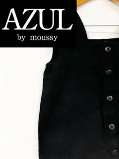 【未使用】AZUL トップス 黒 S レディース