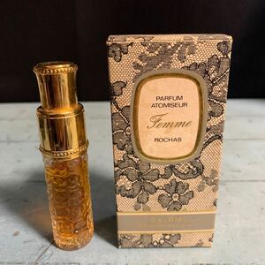 Femme Rochas 13ml Parfum Atomiseur Cellophane パルファム アトマイザー セロファン 香水 (9675)