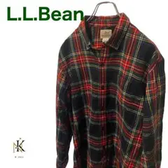 L.L.Bean エルエルビーン チェックシャツ ネルシャツ メンズ サイズL