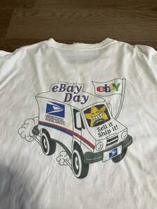 ビンテージ eBay tシャツ tee 90 00 ビンテージ アメリカ ポスト 郵便局 半袖Tシャツ 企業 アップル Hanes