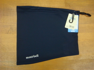 新品mont-bell(モンベル) WIC.クール ネックゲーター ブラックネイビー(BKNV) フリーサイズ（最大周囲59cm）