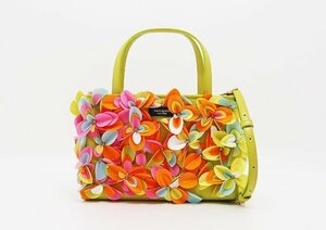 ☆◇【Kate Spade ケイト・スペード】2023 サム アイコンブーケ エンベリッシュ スモール 2WAYトート KB129 トートバッグ