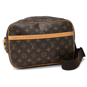 1点限定 ルイヴィトン リポーターPM ショルダーバッグ M45254 モノグラム ブラウン LOUIS VUITTON Reporter PM