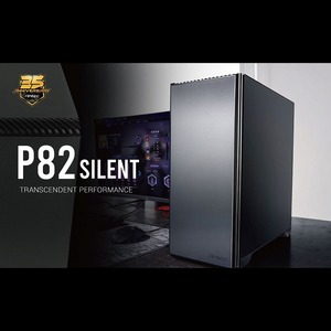 Antec 両サイド静音パネル搭載ミドルタワーPCケース 「P82 Silent」 ブラック