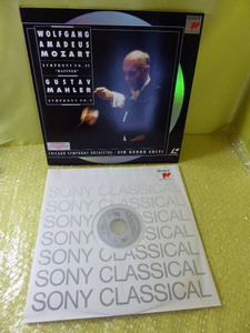 [m7315y r1] LD非売品 Mozart, Mahler, George Solti, Chicago Symphony Orehestra　輸入盤 PAL[SLV46377]　レーザーディスク