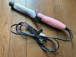 Coronet(コロネット)　ヘアアイロン　コテ　カール　32mm　動作確認済　一部熱による変色部あり　豹、ヒョウ模様の様な　送料無料