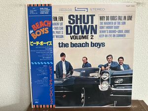 ビーチ・ボーイズ シャット・ダウンVOL.2 帯付 LP レコード THE BEACH BOYS SHUT DOWN volume 2 1992年盤