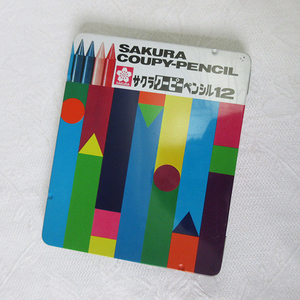 未使用！■SAKURA サクラ クーピーペンシル 12色 消しゴム 鉛筆削り