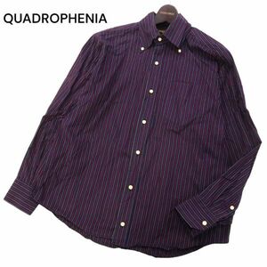 初期 EVISU エヴィス QUADROPHENIA × Old Hampshire Bond オールドハンプシャーボンド 長袖 シャツ Sz.38　メンズ　I4T00428_2#C