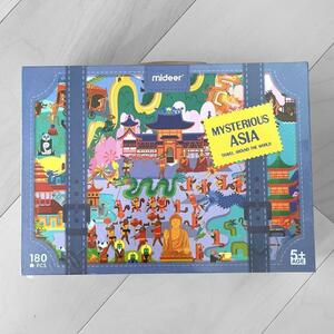 海外購入品【Mideer】Travel Around 世界地図　パズル　アジア