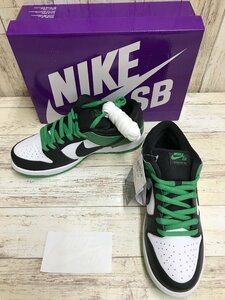 148B NIKE SB DUNK LOW PRO Black and Classic Green BQ6817-302 ナイキ ダンク【未使用】