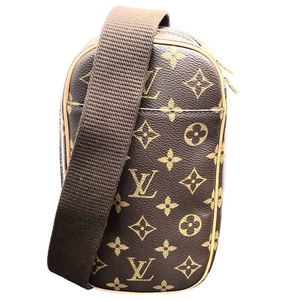 ルイ・ヴィトン LOUIS VUITTON ポシェットガンジュ M51870 ブラウン モノグラムキャンバス ショルダーバッグ ユニセックス 中古