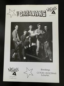 THE CARAVANS Promo Photo Seat NERVOUS RECORDS サイコビリー ロカビリー フォトシート