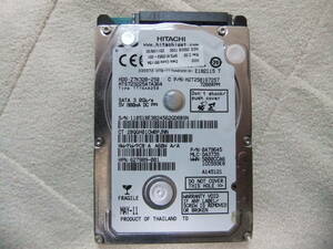 ★彡 まだまだ使える　日立　HITACHI 250GB　7200RPM　HTS723225A7A364W SAT/300 HDD