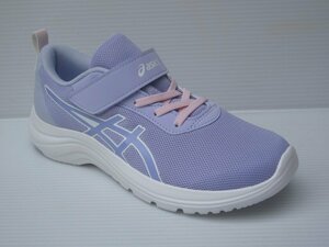 セール asics 23.0cm マジック式 アシックス レーザービーム ML-MG 1154A170 500 ラベンダー 子供 キッズ 女の子 スニーカー 通学 上履き