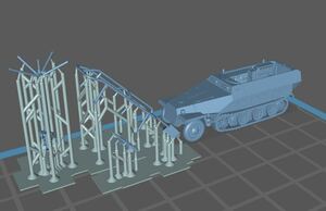 1/144レジンキット　未組立　未塗装 WWⅡ ドイツ軍　 Sd.Kfz.251/3 D型　無線機搭載指揮車　ワールドタンク ミュージアム　【同梱可能】