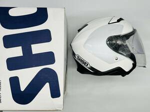 SHOEI ショウエイ J-CruiseII ADAGIO ジェイ-クルーズ ツー アダージョ WHITE/SILVER J-Cruise2 ジェットヘルメット Lサイズ