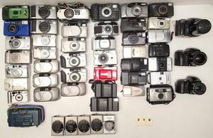 M319D 大量５０個 コンパクトカメラ フジ RENSHA CARDIA ミッキーマウス Konica 現場監督 TOMATO C35EF3 Minolta Capios Minox等 ジャンク