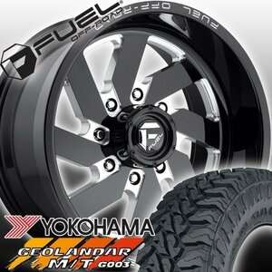 FUEL D582 Turbo ハマー H2 H1 HUMMER 20インチマッドタイヤホイールセット YOKOHAMA GEOLANDAR MT M/T 35x12.50R20 37x12.50R20