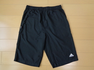 アディダス　adidas　CLIMALITE　短パン　ショートパンツ　140　黒