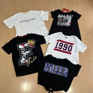 福袋★女児夏服★ブランド5点セット★160サイズ★ANAP★レピピ★CHEER★FILA★H&M★ まとめ売り