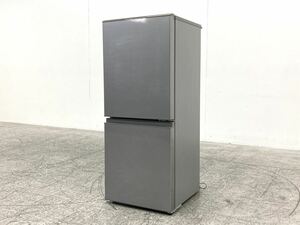 AQUA/アクア　ノンフロン冷凍冷蔵庫　2ドア　AQ R-13J（S）形　126L 省エネ　右開き　コンパクト　一人暮らし　新生活　2020年製