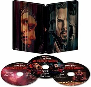 Amazon限定 ドクター・ストレンジ／マルチバース・オブ・マッドネス 4K UHD MovieNEX スチールブック [Blu-ray]
