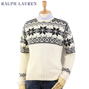 新品 アウトレット 19156 Sサイズ 雪柄 クルーネックセーター ポロ ラルフ ローレン polo ralph lauren 