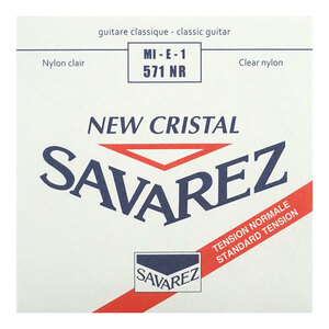 サバレス 弦 バラ弦 1弦 SAVAREZ 571NR NEW CRISTAL Normal tension クラシックギター弦 ニュークリスタル ノーマルテンション
