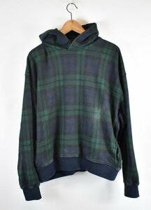 FEAR OF GOD/フィアーオブゴッド　5th　チェックプルオーバーパーカー　サイズ：M　カラー：グリーン 20n02