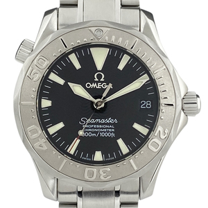 オメガ OMEGA シーマスター プロフェッショナル 300 2236.50 腕時計 SS WG 自動巻き ブラック メンズ 【中古】