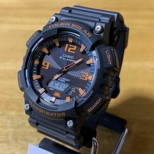 【新品・箱なし】カシオ CASIO 腕時計 メンズ AQ-S810W-8A クォーツ ブラック ダークグレー