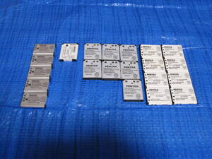 純正品 デジカメ用 大量 約21個 PENTAX D-LI78 D-LI88 D-LI63 D-LI-108 バッテリー 