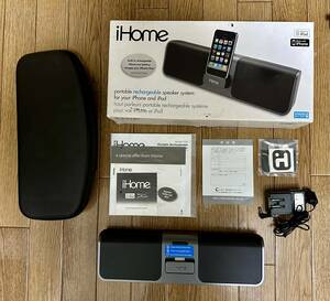 【貴重 美品】iHome iP56 ポータブルスピーカー iPod Mac iTunes iPhone