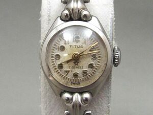 TITUS/タイタス 17JEWELS 17石 手巻き レディース腕時計 【W217y1】